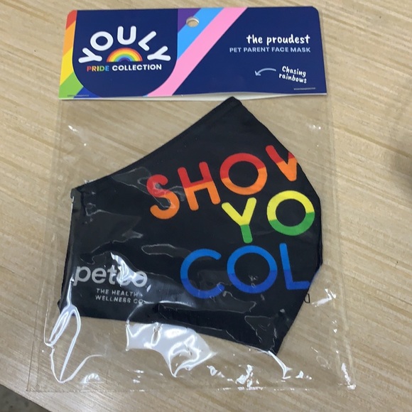 Petco Pride Face Mask NEW OS - Picture 2 of 4